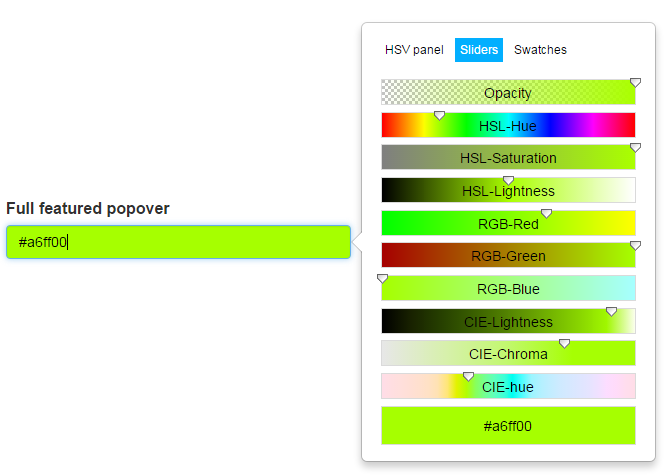 10+ Cool jQuery Color Picker Plugins