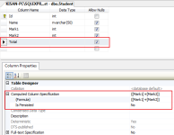 How to Create Computed Column in SQL Server? - CSharpCode.org