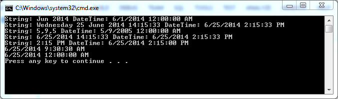 Convert String To Datetime C