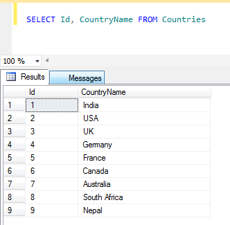 Bind DropDownList from Database in ASP.NET C# - CSharpCode.org